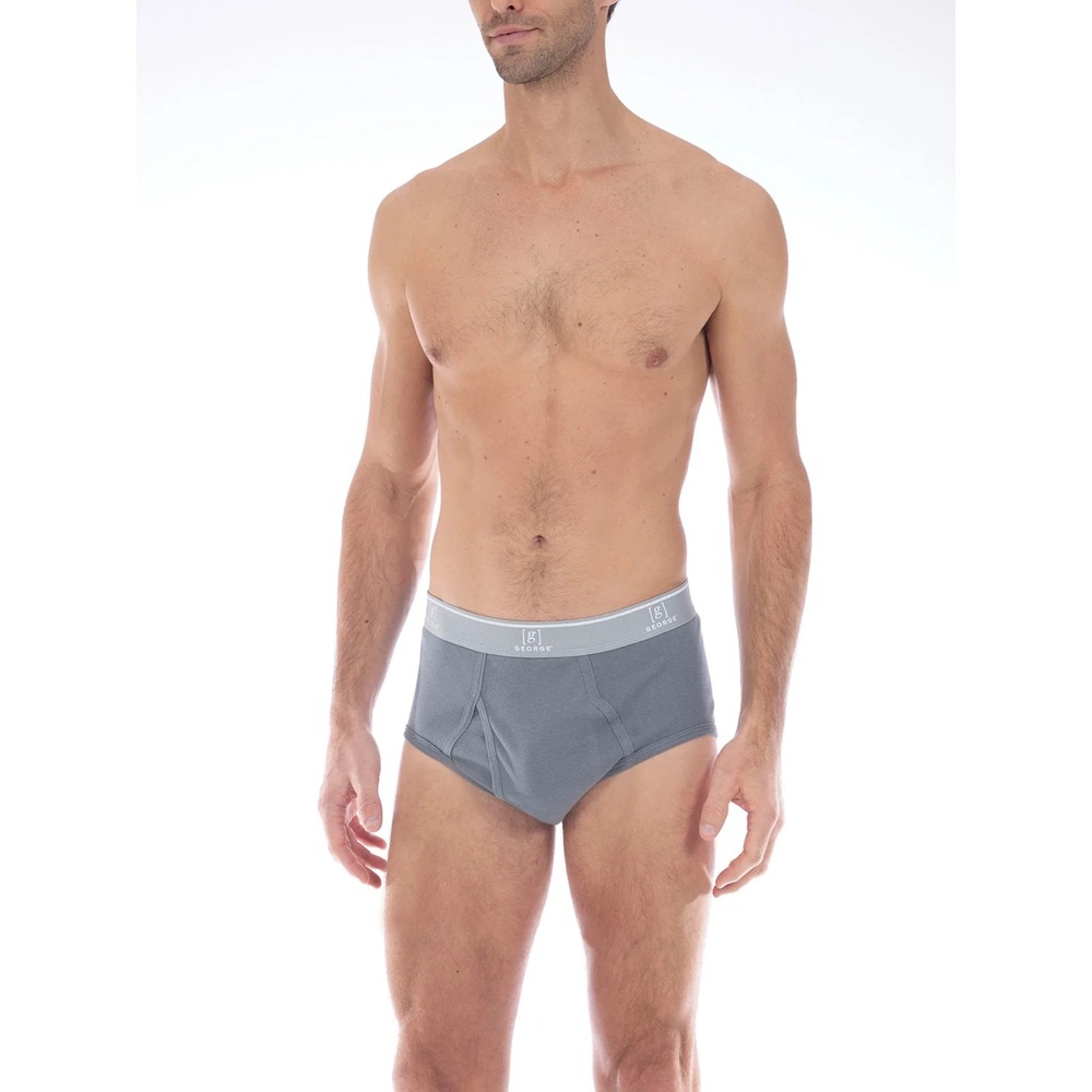 George Briefs Underwear Mid 6-Pack XL Red Blue Black Tag Free Moisture Wicking - Picture 3 of 9